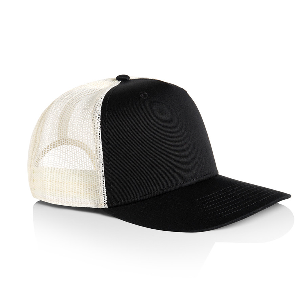 5-Panel Structured Stock Contrast Trucker Cap