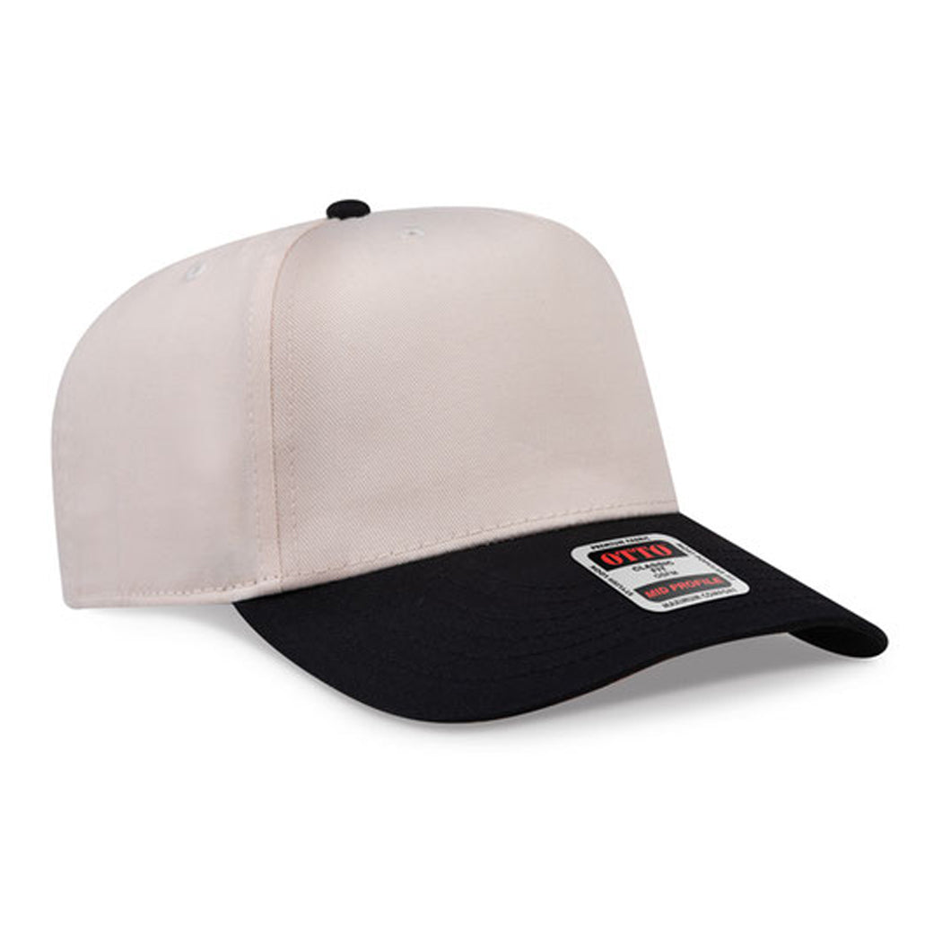 5-Panel Mid Profile Structured Baseball Cap
