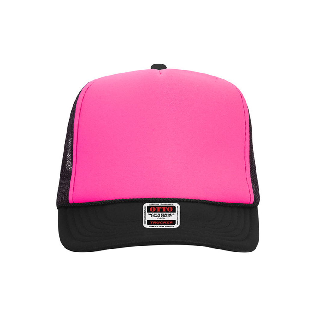 High Profile Mesh Back Foam Trucker Cap