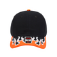 Flame Pattern Velcro Strap Baseball Hat