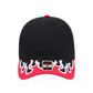 Flame Pattern Velcro Strap Baseball Hat