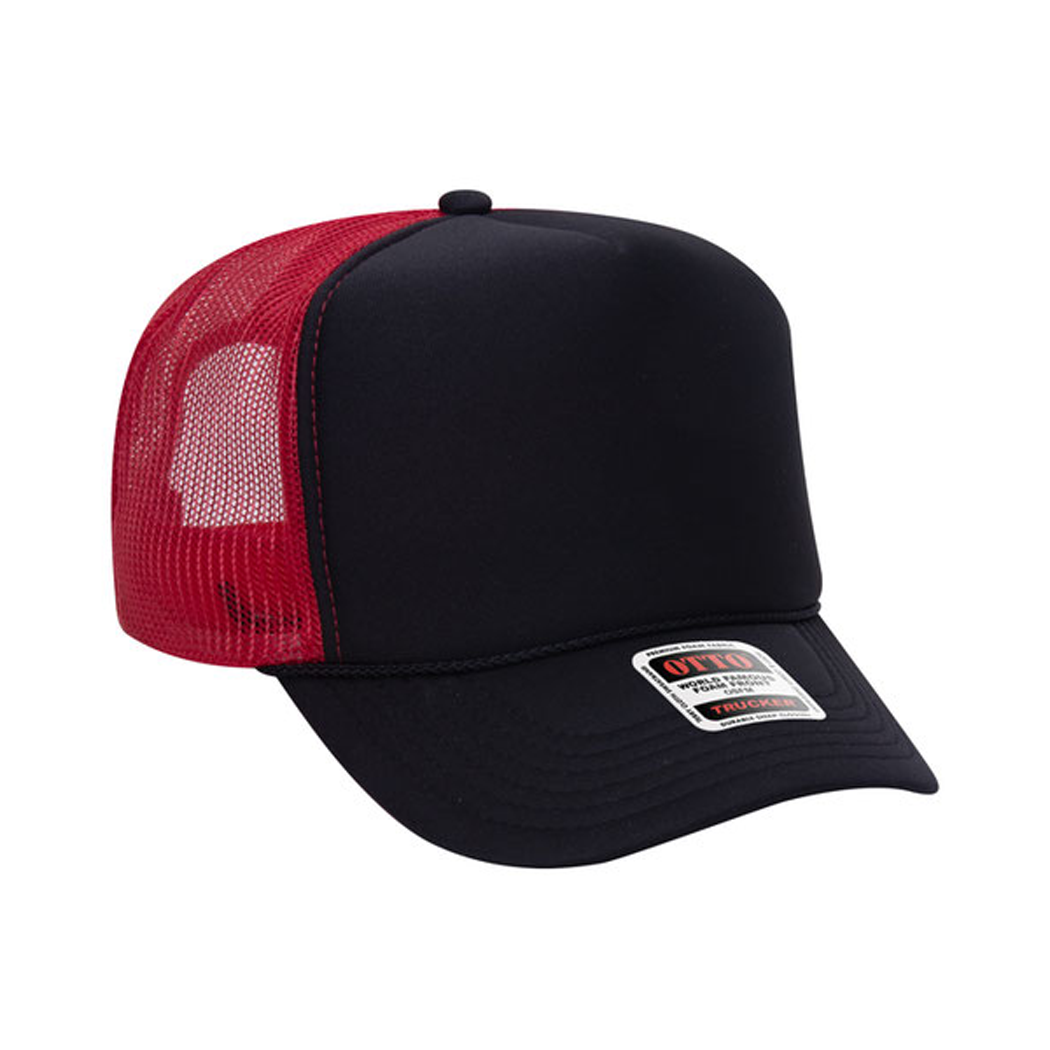 High Profile Mesh Back Foam Trucker Cap