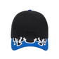 Flame Pattern Velcro Strap Baseball Hat