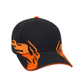 Flame Pattern Velcro Strap Baseball Hat