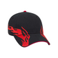 Flame Pattern Velcro Strap Baseball Hat