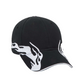 Flame Pattern Velcro Strap Baseball Hat