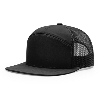 Richardson Seven-Panel Trucker Mesh Snapback Cap