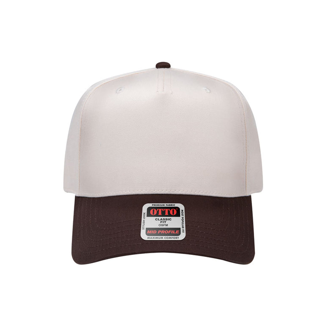 5-Panel Mid Profile Structured Baseball Cap
