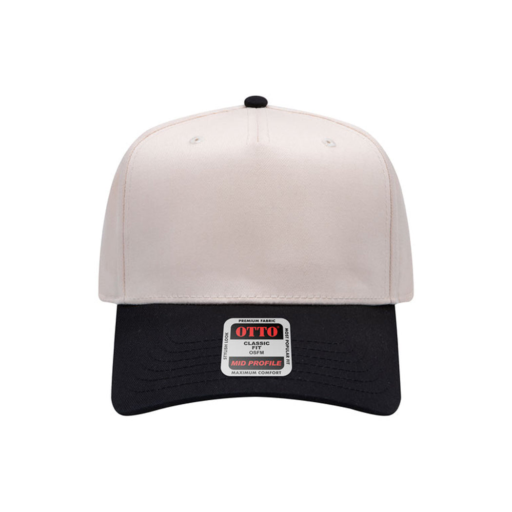 5-Panel Mid Profile Structured Baseball Cap