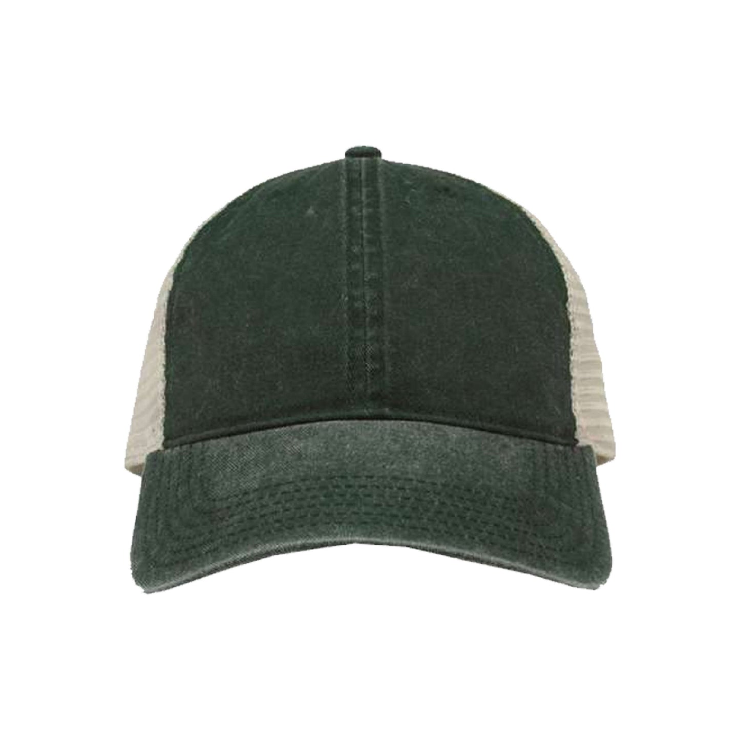 Low Profile Pigment-Dyed Trucker Snap Buckle Closure Cap