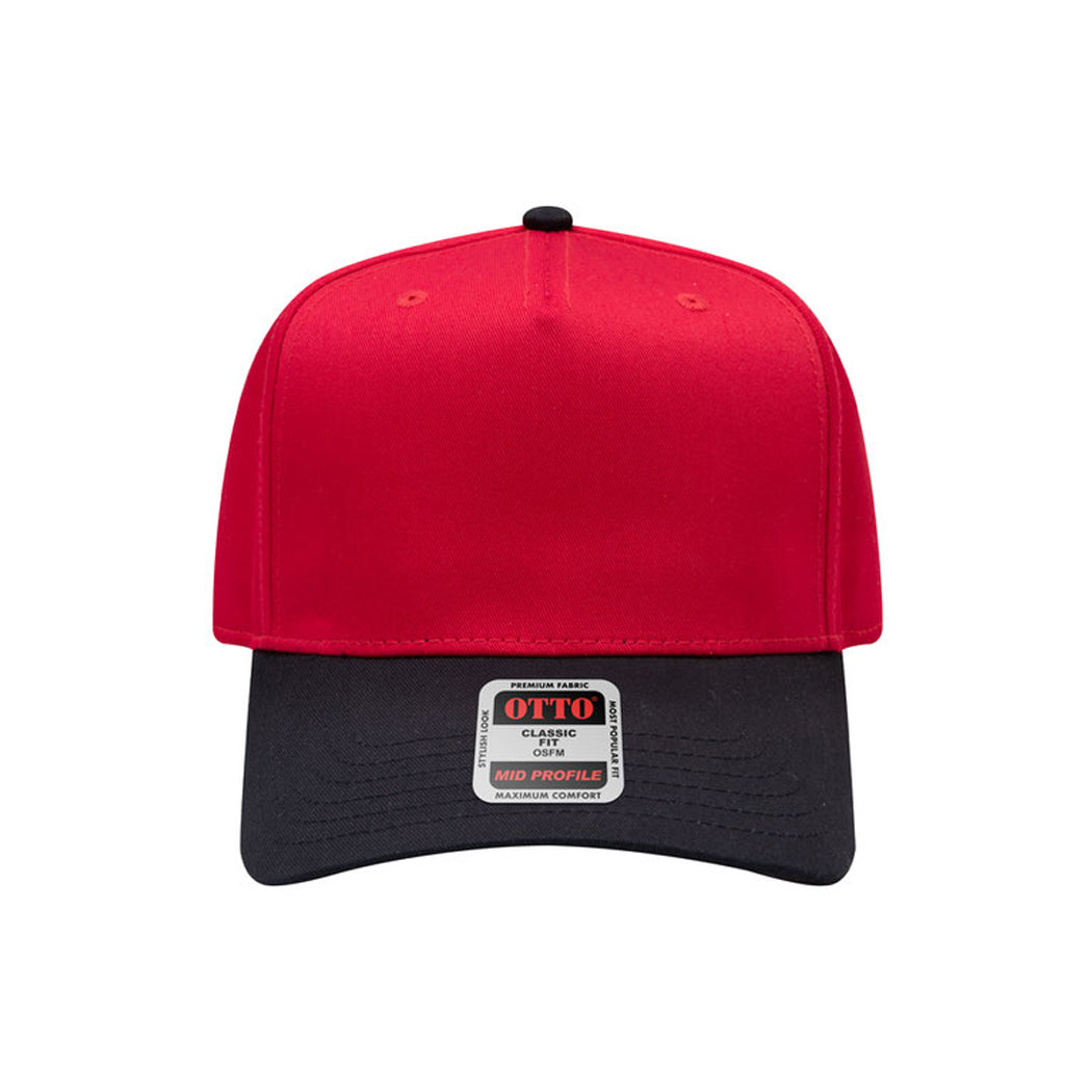5-Panel Mid Profile Structured Baseball Cap