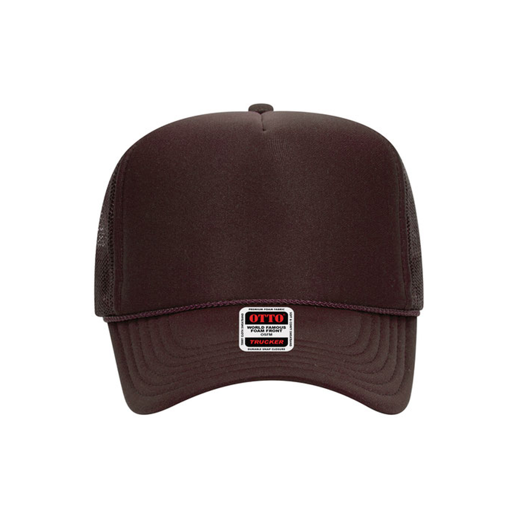 High Profile Mesh Back Foam Trucker Cap