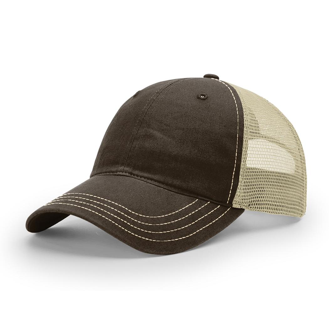 Richardson Low Profile Unstructured Garment Washed Trucker Cap