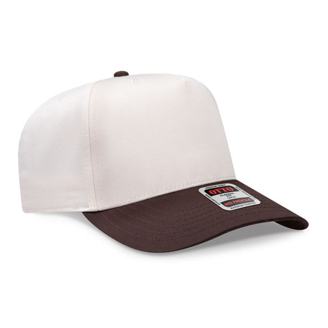 5-Panel Mid Profile Structured Baseball Cap