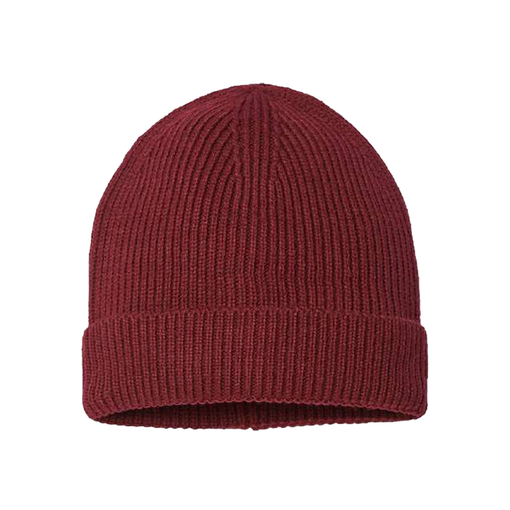 Sustainable Fine Rib Cuffed Beanie