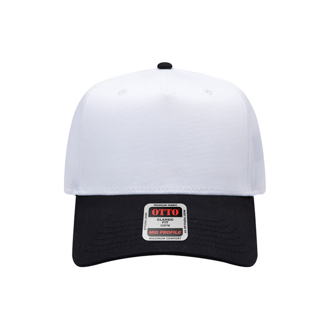 5-Panel Mid Profile Structured Baseball Cap