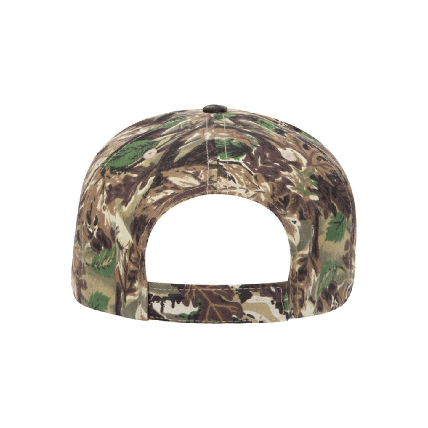 Camouflage 5-Panel Mid Profile Structured Velcro Cap