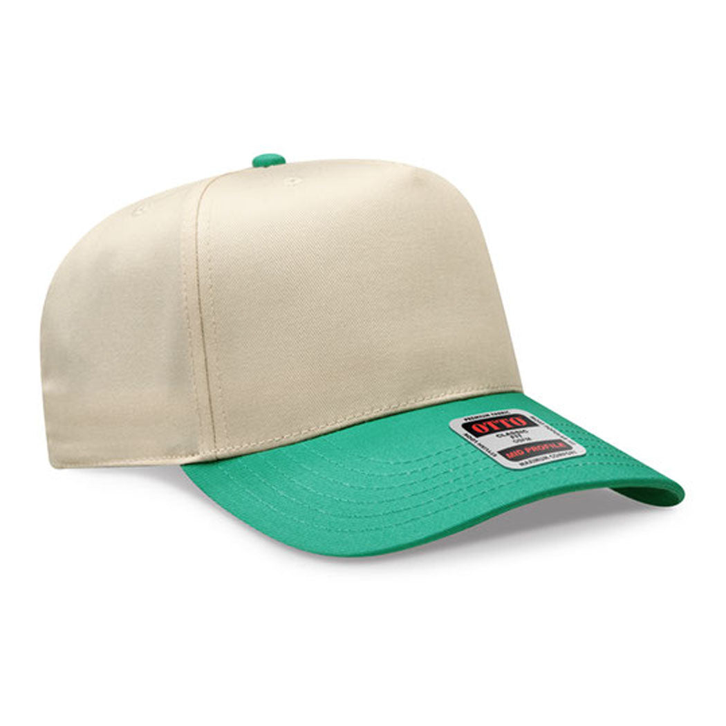 5-Panel Mid Profile Structured Baseball Cap
