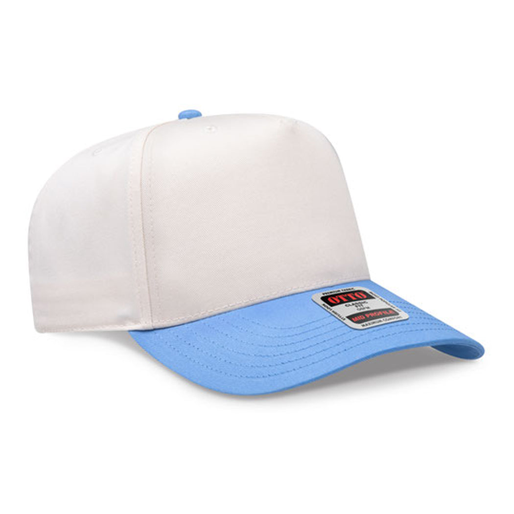 5-Panel Mid Profile Structured Baseball Cap