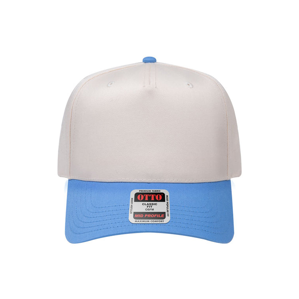 5-Panel Mid Profile Structured Baseball Cap