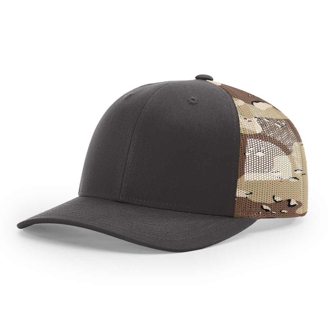 Richardson 5-Panel Printed Mesh-Back Trucker Mesh Cap