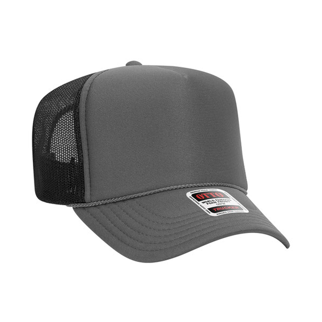 High Profile Mesh Back Foam Trucker Cap