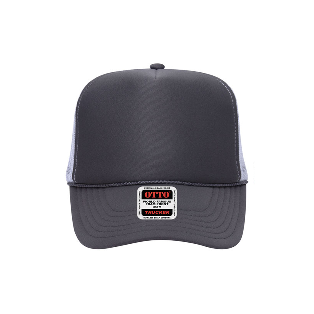 High Profile Mesh Back Foam Trucker Cap