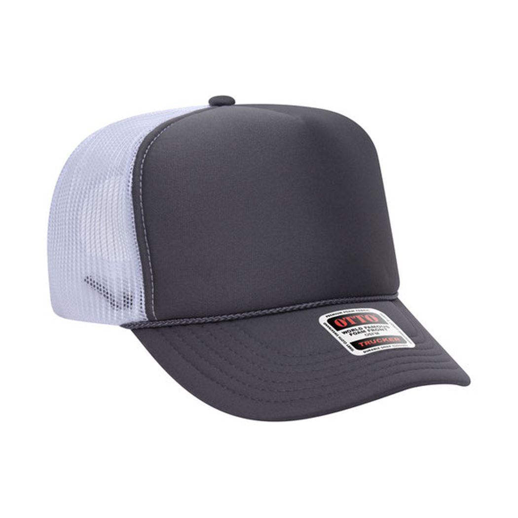 High Profile Mesh Back Foam Trucker Cap