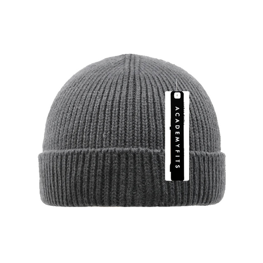 Short Skater Knit Cuffed Beanie