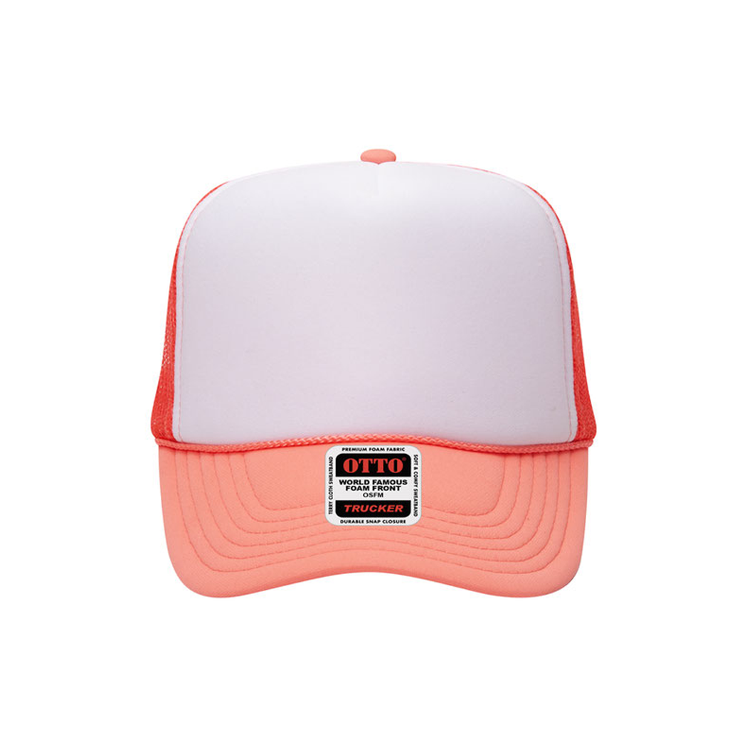 High Profile Mesh Back Foam Trucker Cap