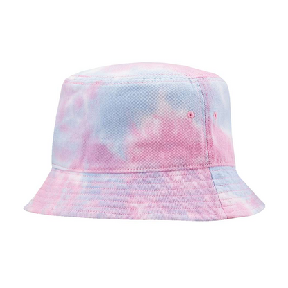 Tie-Dyed Cotton Bucket Hat