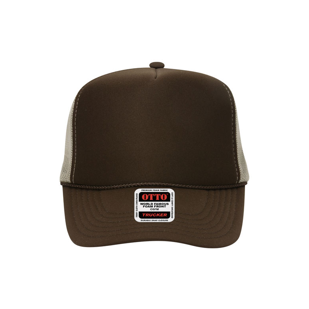 High Profile Mesh Back Foam Trucker Cap