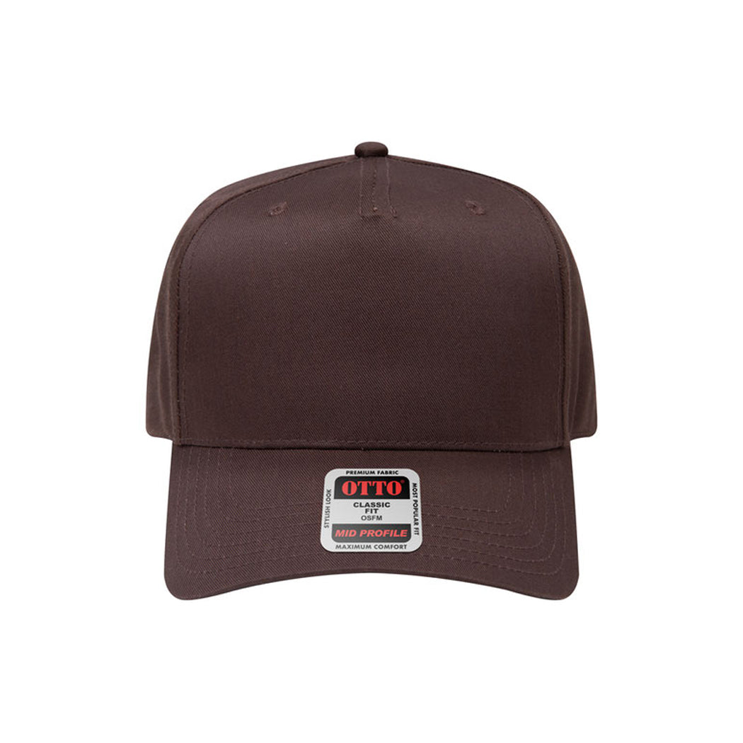 5-Panel Mid Profile Structured Baseball Cap