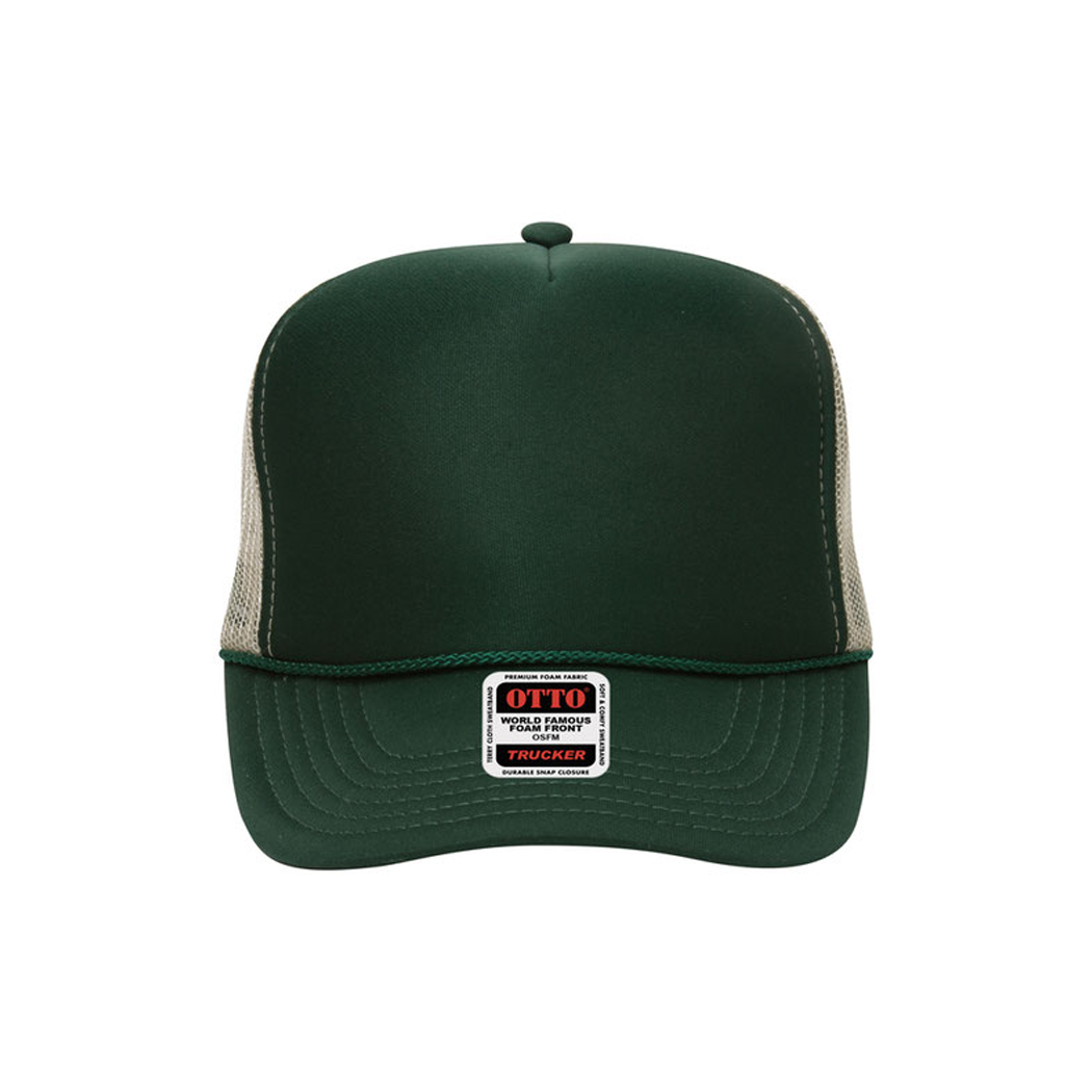 High Profile Mesh Back Foam Trucker Cap