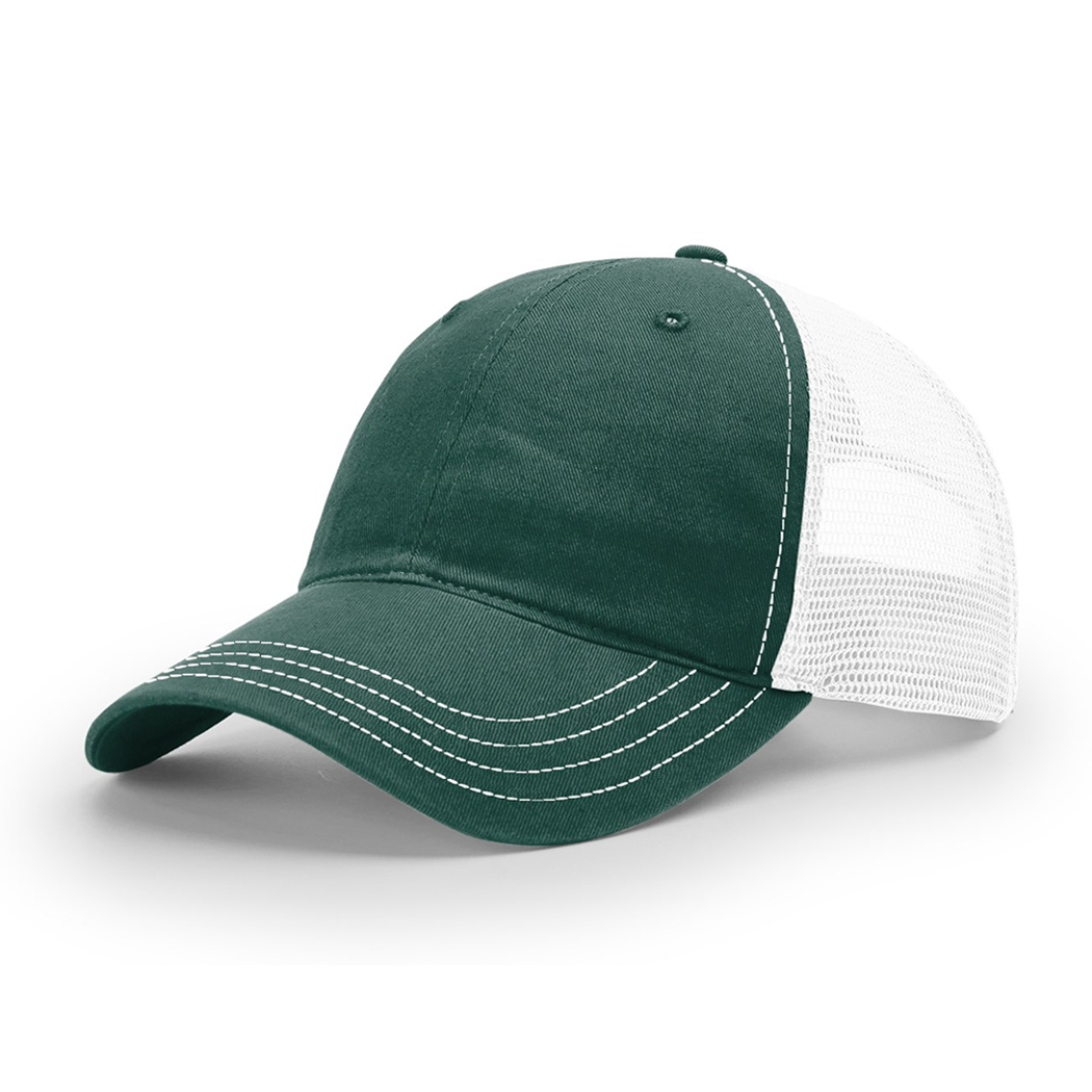 Richardson Low Profile Unstructured Garment Washed Trucker Cap