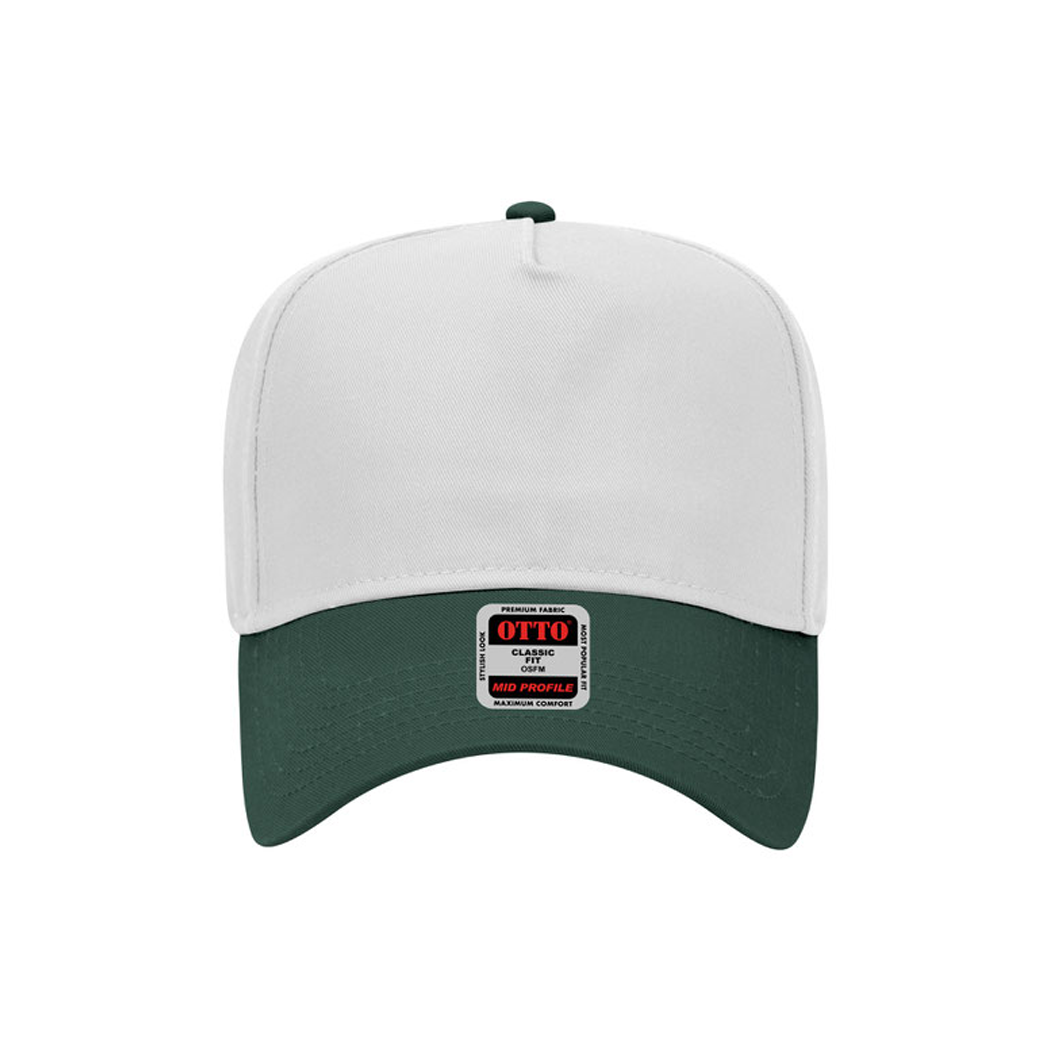 5-Panel Mid Profile Structured Baseball Cap