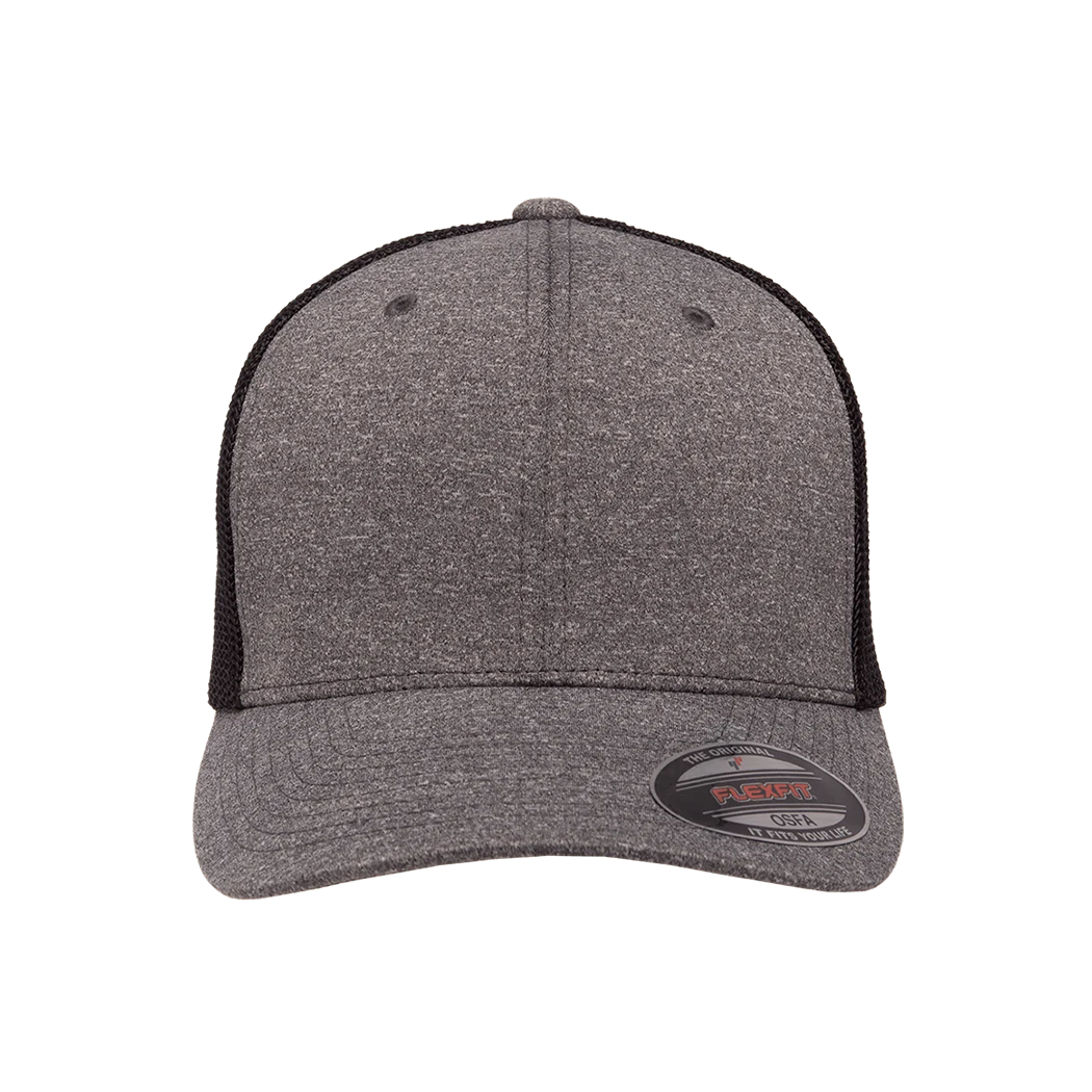 Flexfit Mélange Trucker Mesh Fitted Cap