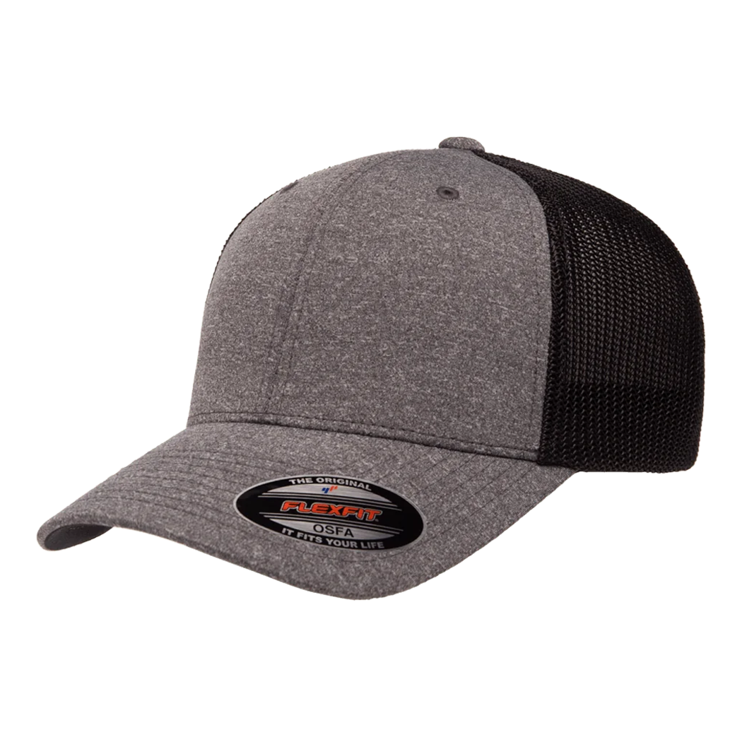 Flexfit Mélange Trucker Mesh Fitted Cap