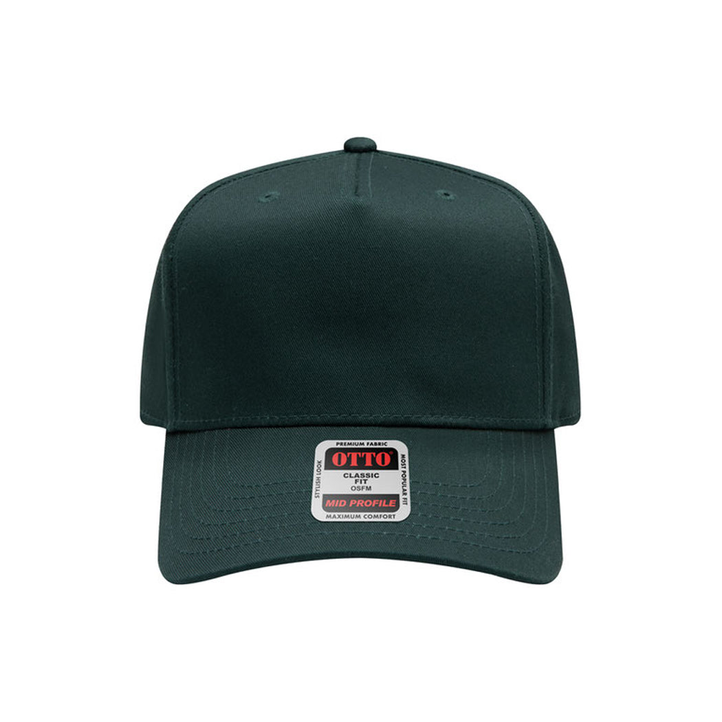 5-Panel Mid Profile Structured Baseball Cap
