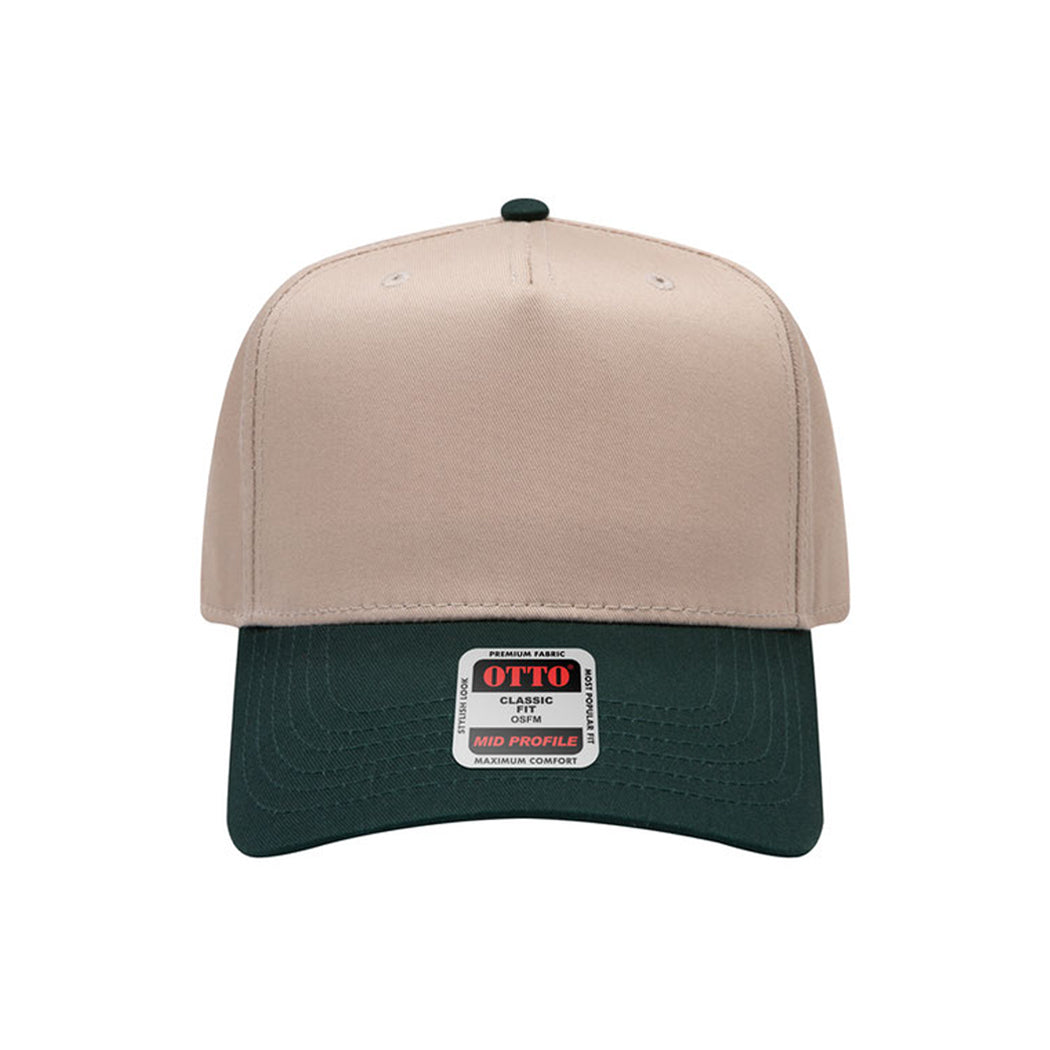 5-Panel Mid Profile Structured Baseball Cap
