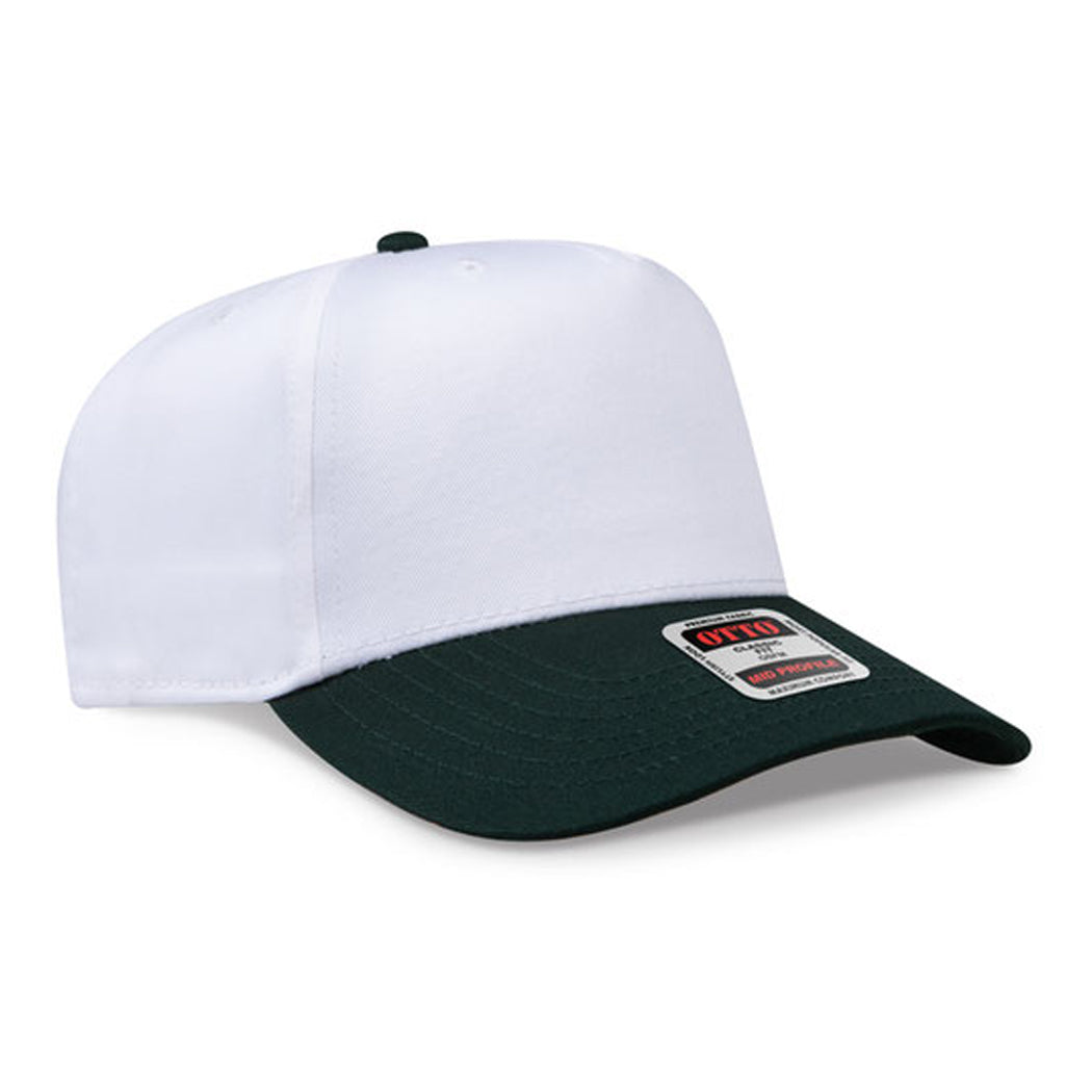 5-Panel Mid Profile Structured Baseball Cap
