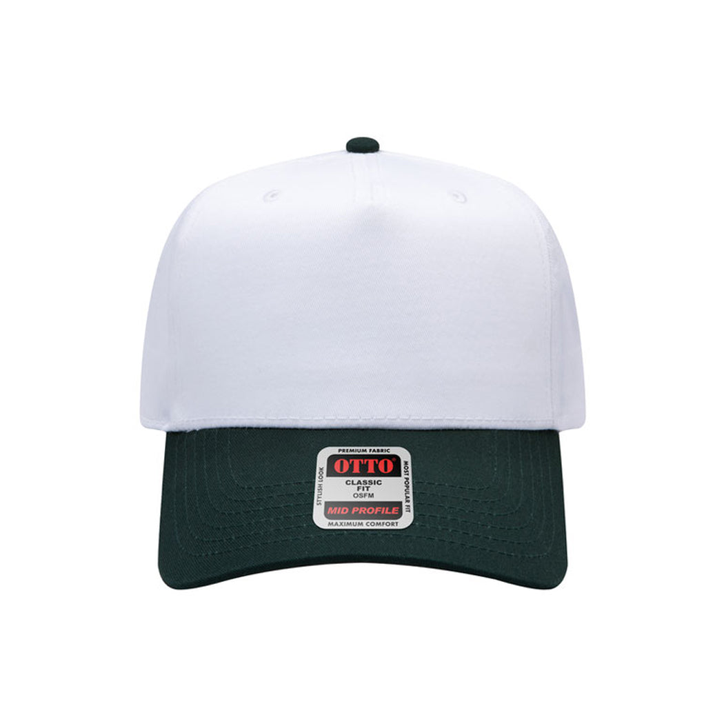 5-Panel Mid Profile Structured Baseball Cap