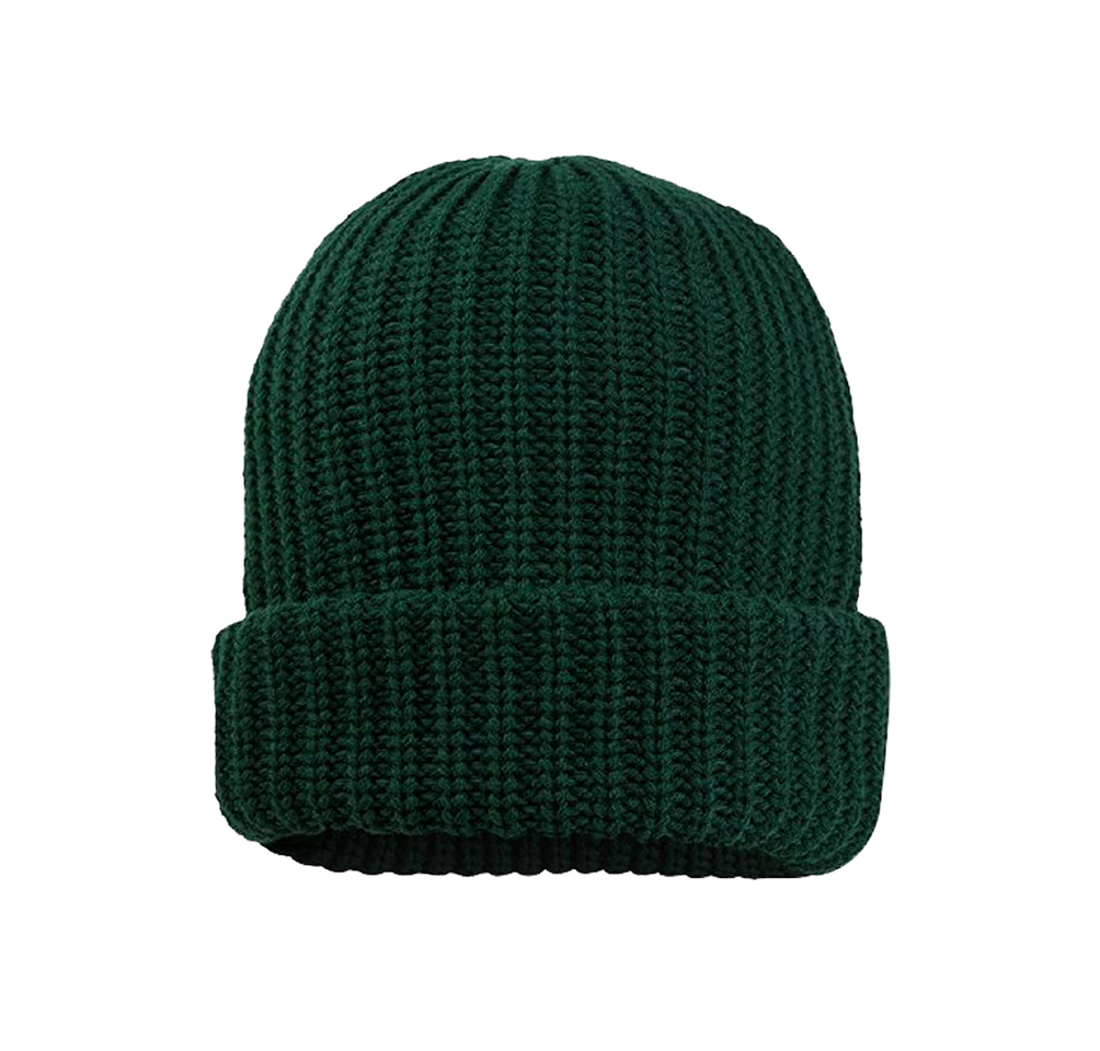 12" Chunky Knit Cuffed Beanie