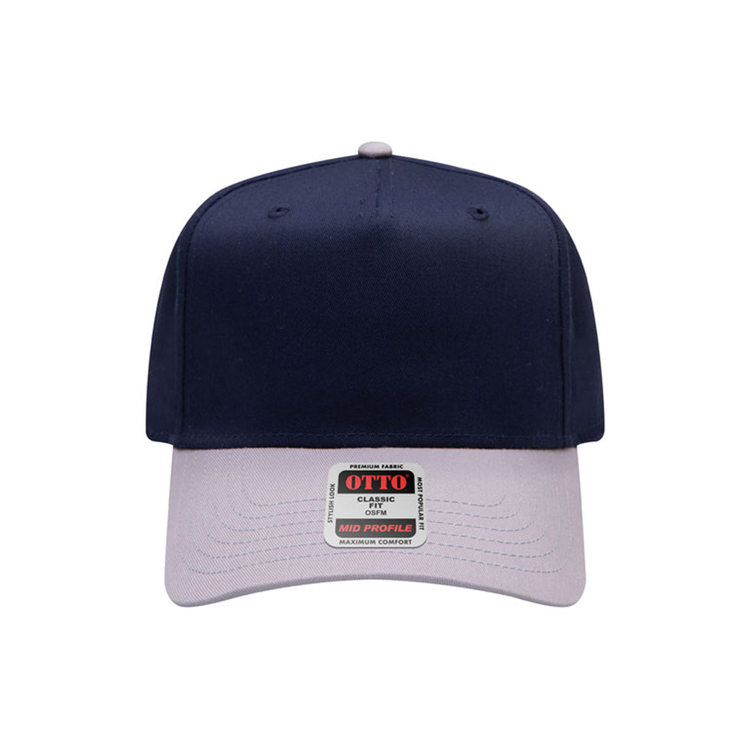 5-Panel Mid Profile Structured Baseball Cap