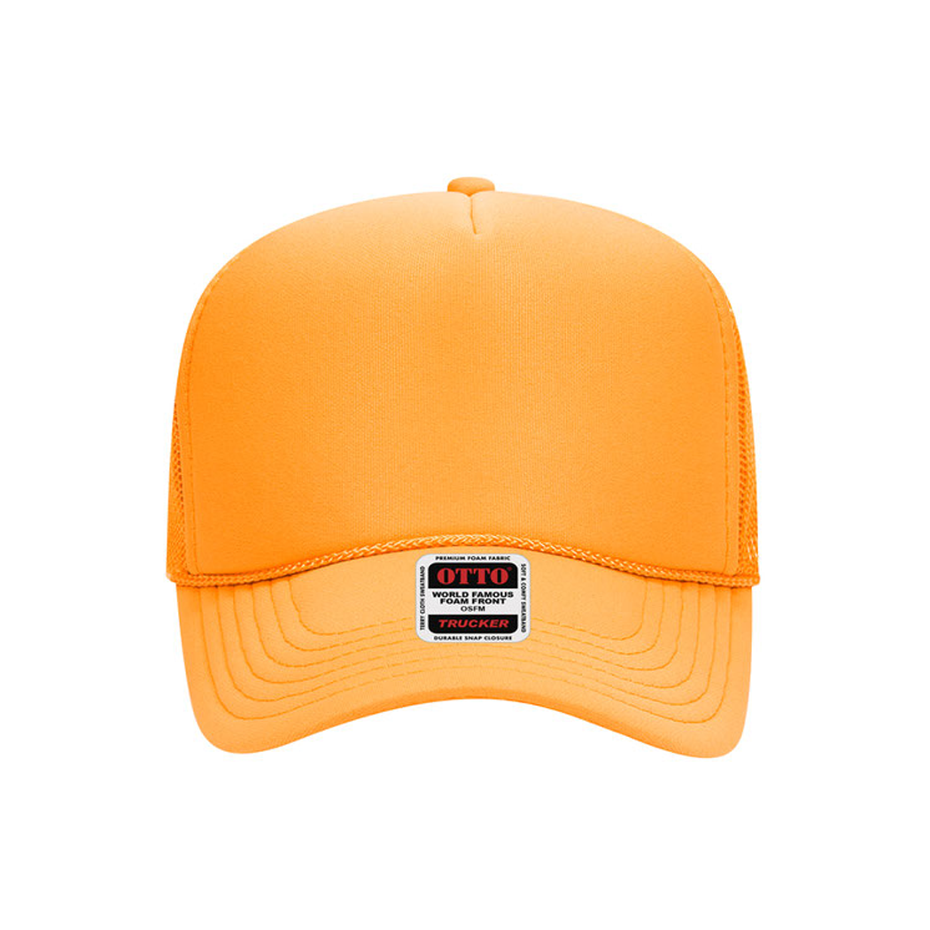 5 Panel Mid Profile Mesh Back Foam Trucker Hat