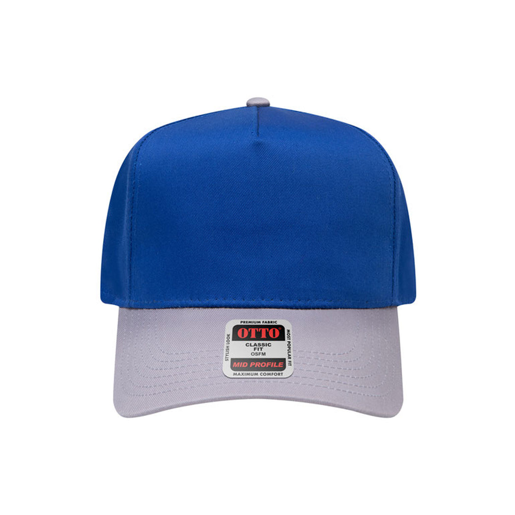 5-Panel Mid Profile Structured Baseball Cap