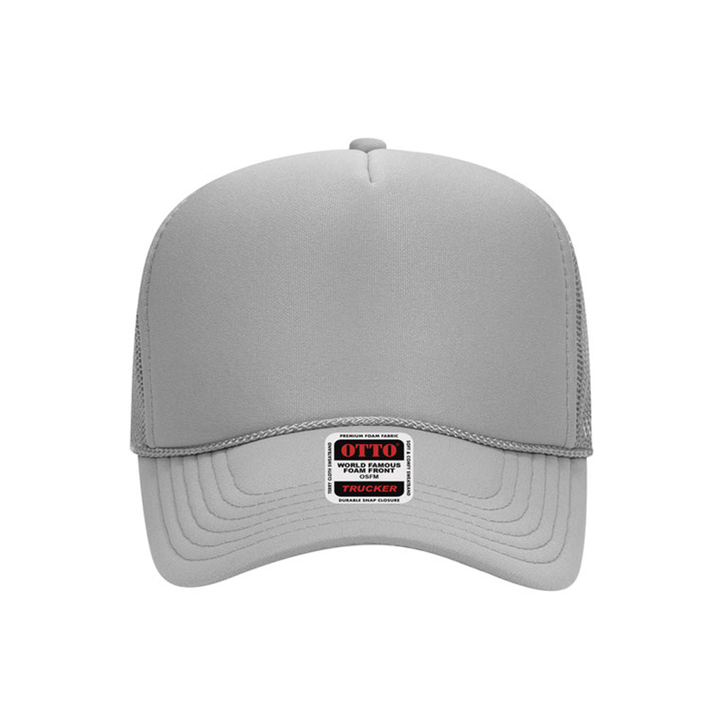 5 Panel Mid Profile Mesh Back Foam Trucker Hat