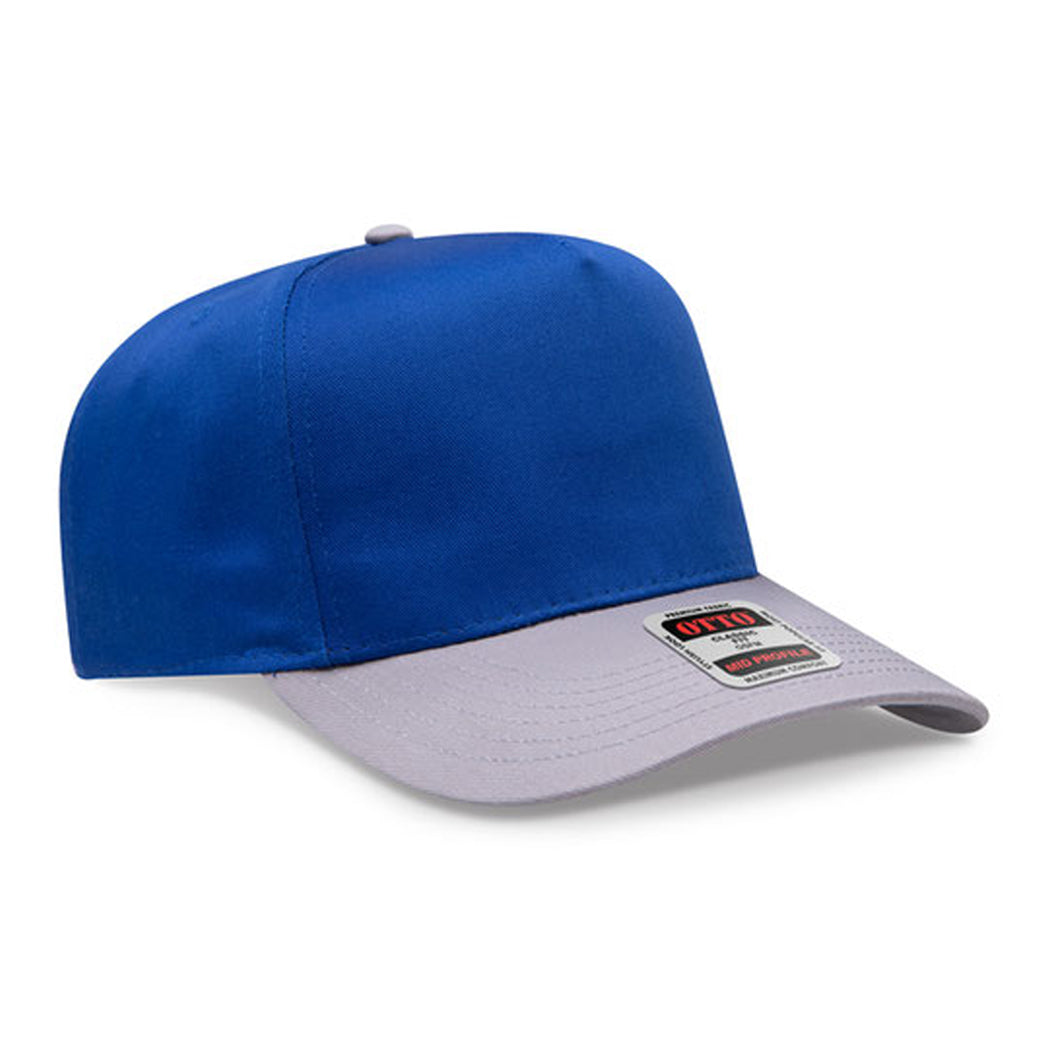 5-Panel Mid Profile Structured Baseball Cap