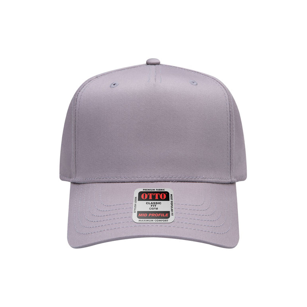 5-Panel Mid Profile Structured Baseball Cap
