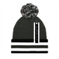 9" Striped Pom Beanie